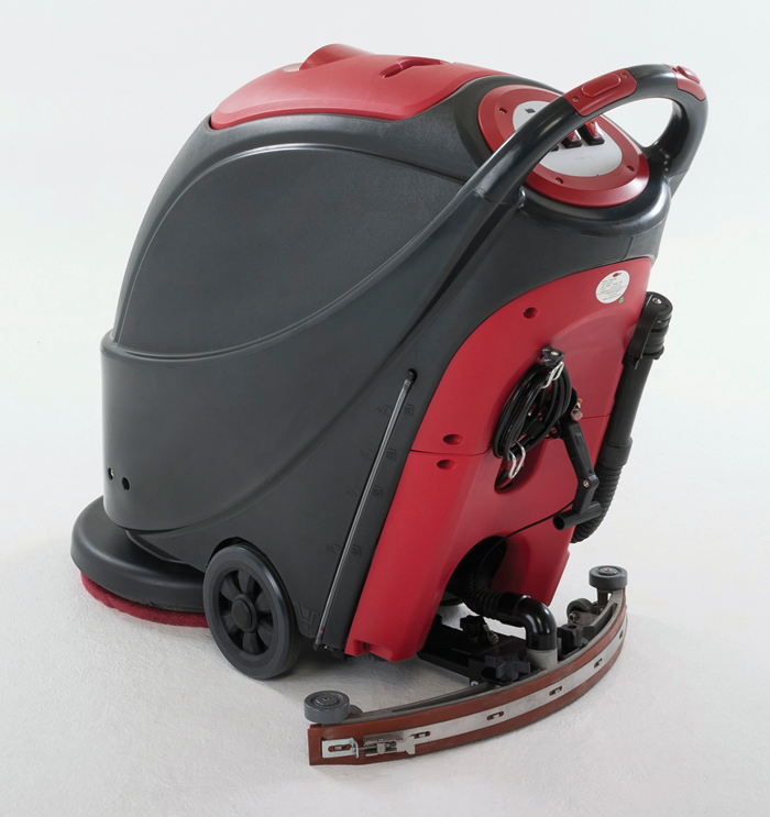 Walk Behind Floor Scrubber, 20", 10.5 Gallon, Battery, Pad Assist, Disk, 3/3/1/1 Warranty