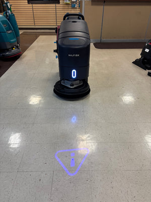 Refurbished Advance SC550, Walk Behind Floor Scrubber, 20", 13 Gallon, Lithium, Self Propel, Disk, 3/1/1 Warranty