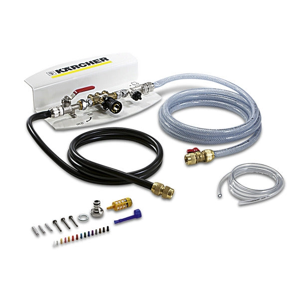 Karcher 2.641-811.0, Cleaning agent dosing system DS 3 Ð Can be directly connected to the main water supply; the fresh water tank is filled with the mixture of water and cleaning agent. Also in connection with the ABS filling system.