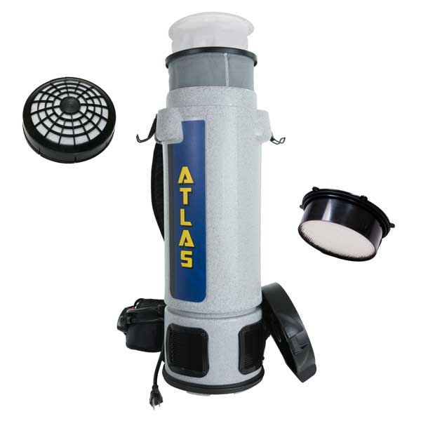 600TV | EDIC Atlas™ | Backpack Vacuum | 6QT | 10lbs | Tool Kit | 5 Year Warranty