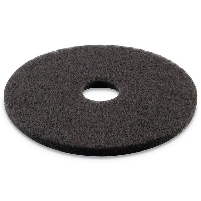 20" Black Floor Stripping Pads, Green Seal Certified- Case of 5 #SS-400120