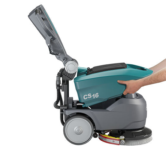 Tennant CS16, Walk Behind Floor Scrubber, 14", 3.9 Gallon, Disk, Lithium, Pad Assist, 1 Year Warranty, LPTB03794