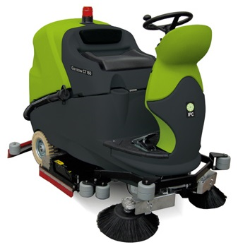 IPC Eagle CT160 BT75R-SB 30" Rider Floor Scrubber, 40 Gallon, Battery, Cylindrical