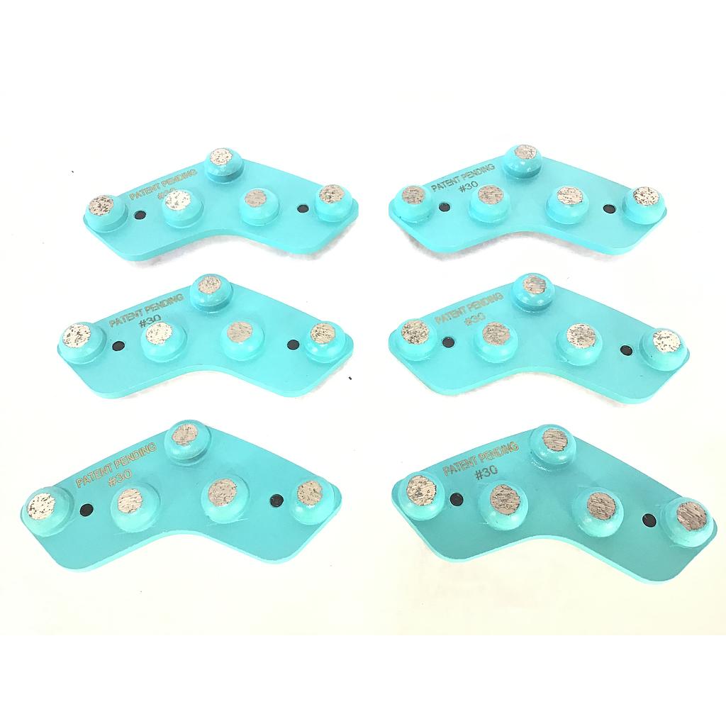 Onyx DRSM5M030 Durametal 5 Seg Metal Bond Diamond - 30 Grit, 6pk OEM Part
