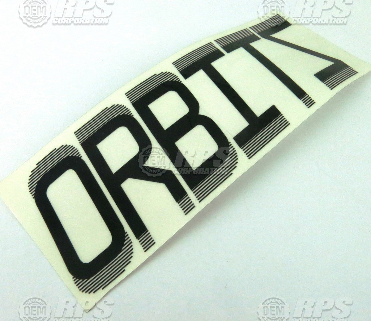 FactoryCat/Tomcat EDGE-7214, Decal, Orbitz, 8", Black