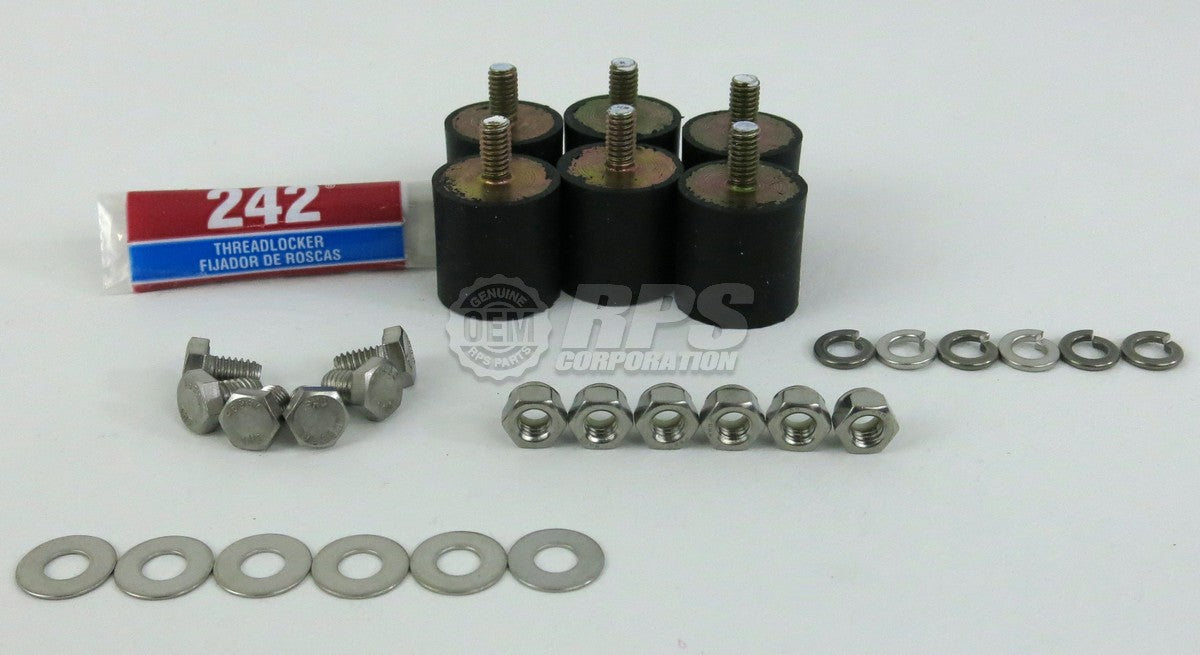 FactoryCat/Tomcat EDGE-7220, Isolator Bracket Kit, 6 Pk Includes Hardware