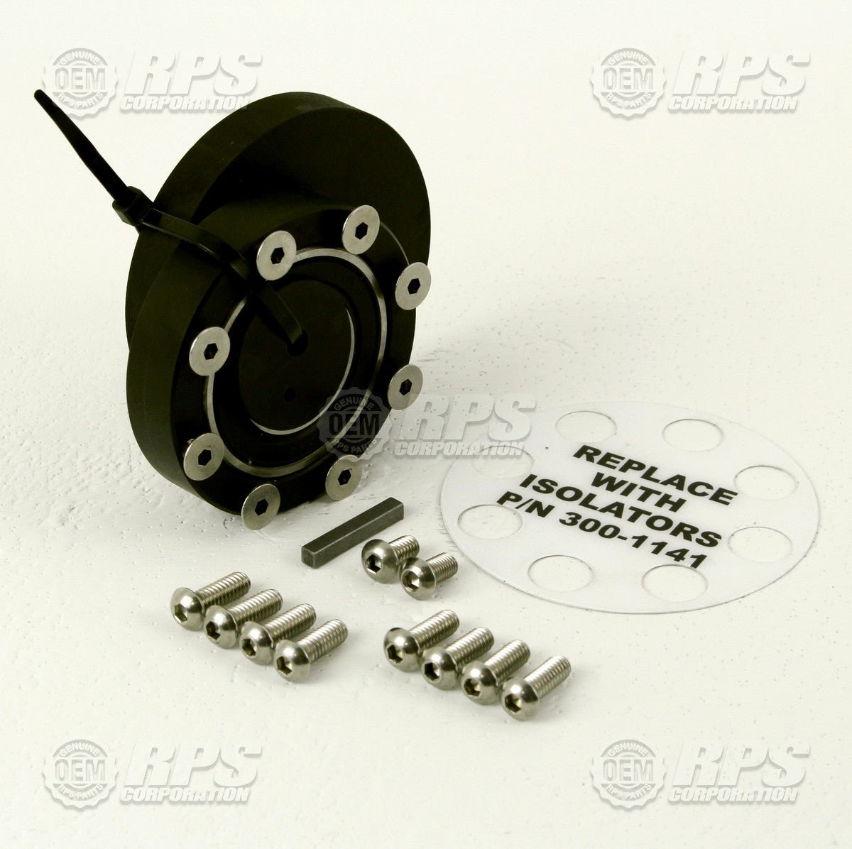 FactoryCat/Tomcat EDGE-7224, Eccentric Assy for 24" EDGE Includes Hardware & Loctite