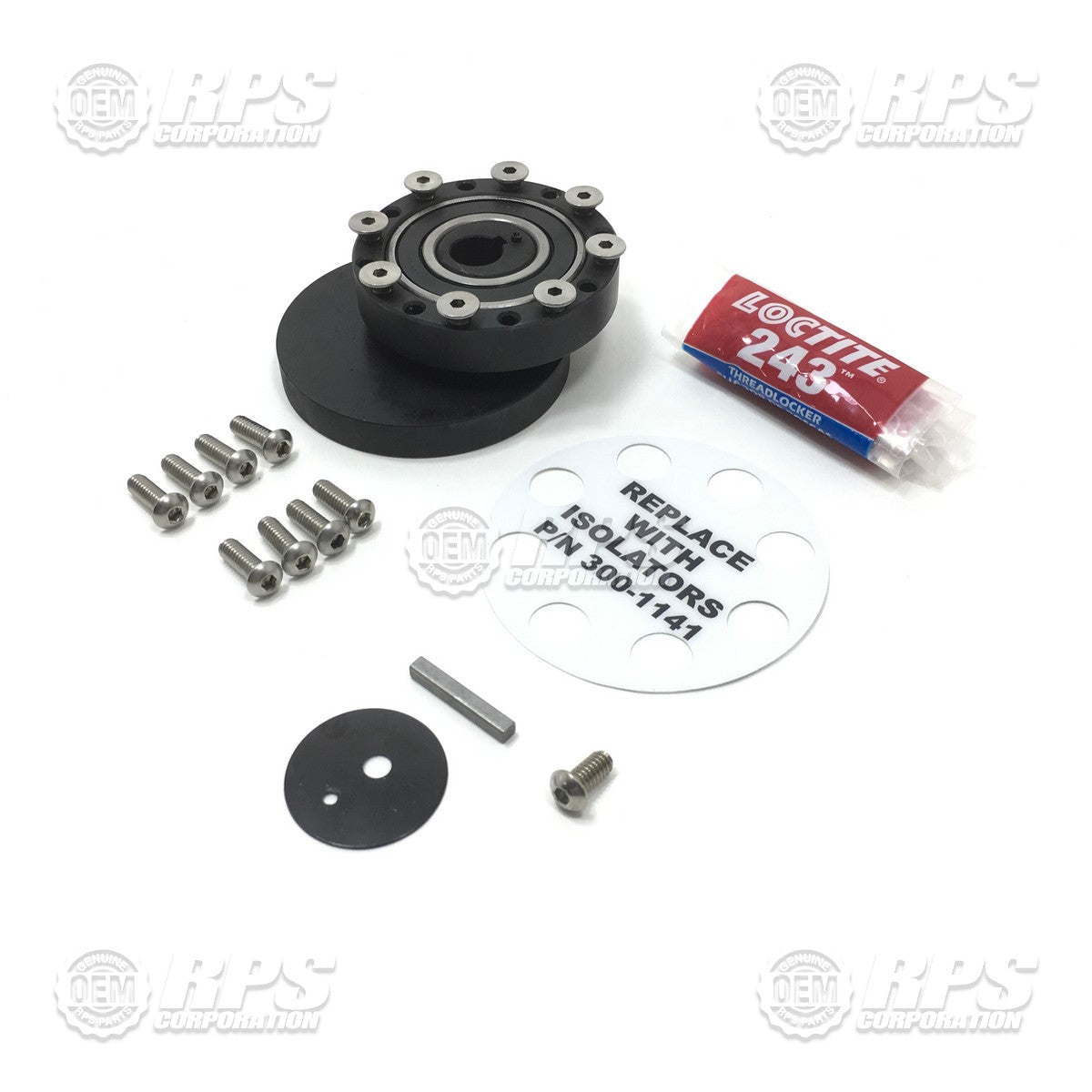 FactoryCat/Tomcat EDGE-7320, Eccentric Assy for 20" EDGE DC Scrubber  Includes Hardware and Loctite