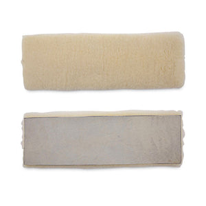 Mop Head, Applicator Refill Pad, Lambswool, 18-inch, White