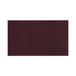 Deep Scrub Pads, 20 X 14, Maroon, 10/carton