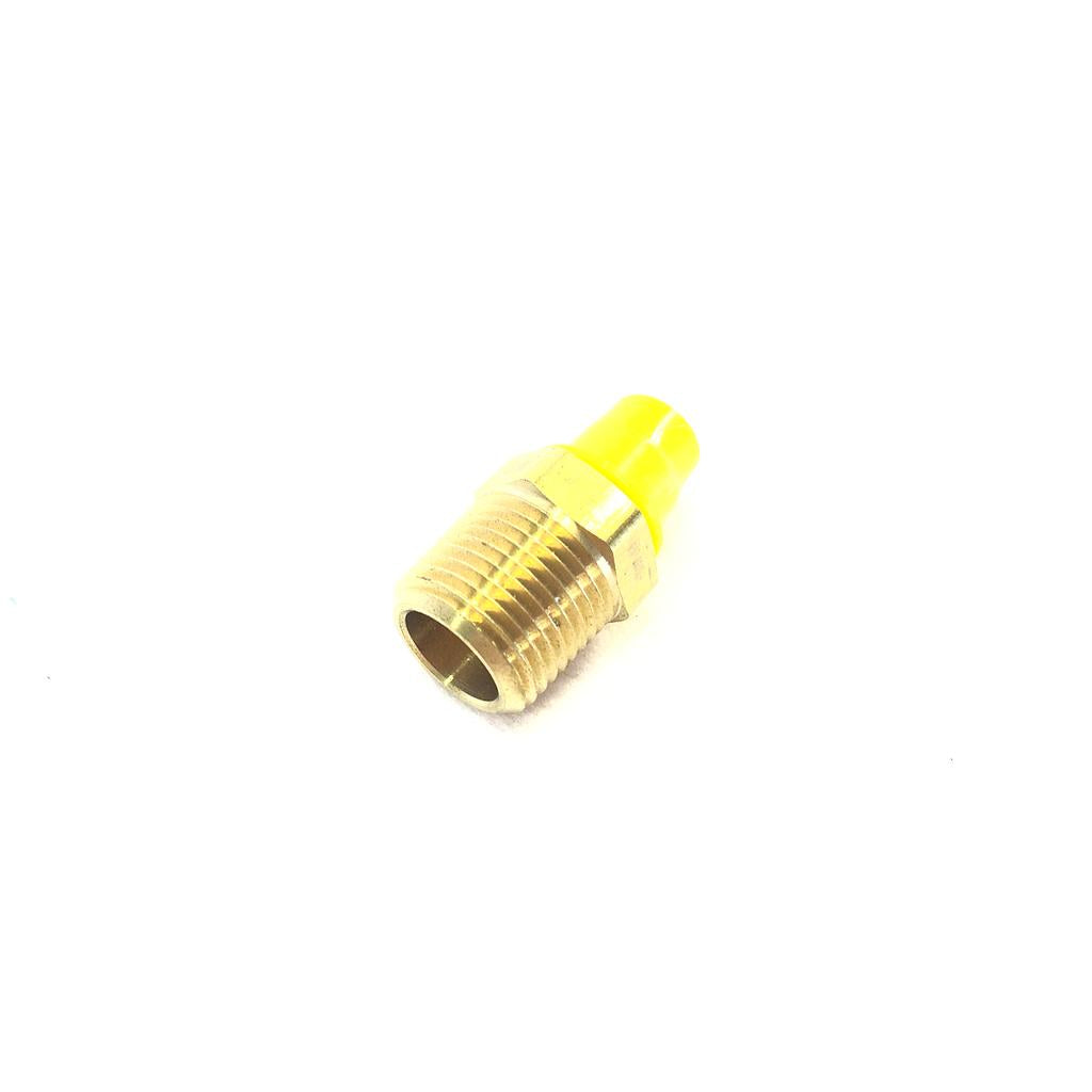 Onyx F69534 Straight Adapter - 3/8 Mnpt X 1/4 Sae 45 Flare, Brass OEM Part