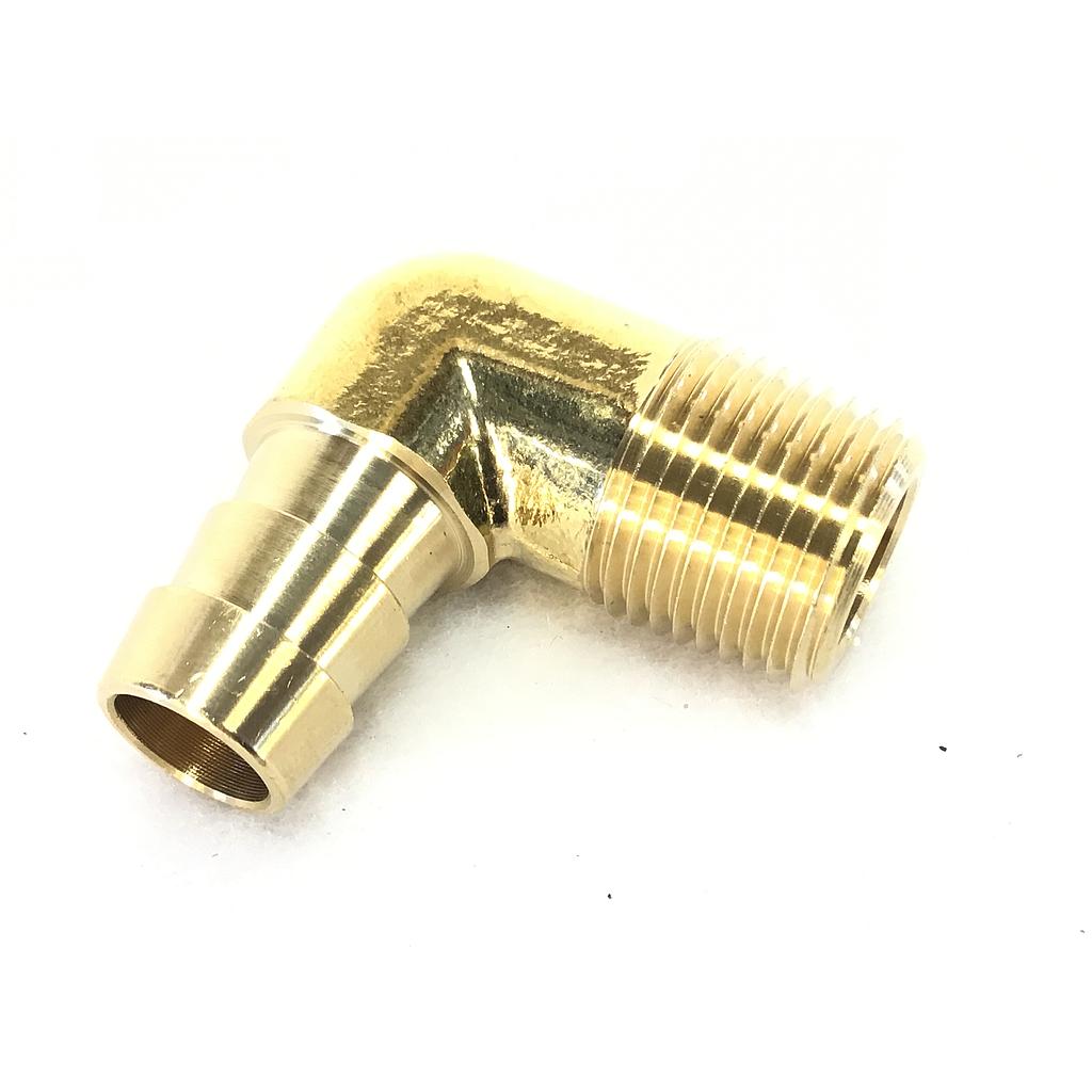 Onyx F69947 90 Deg Elbow - 3/8 Mnpt X 1/2 Barb Brass OEM Part