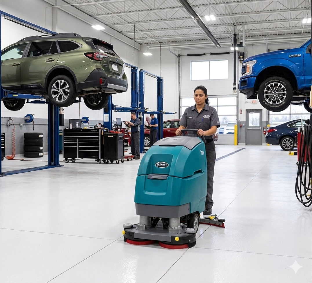 Tennant T360, Walk Behind Floor Scrubber,  28", 18.5 Gallon, Pad-Assist, Battery, 3 Year Warranty