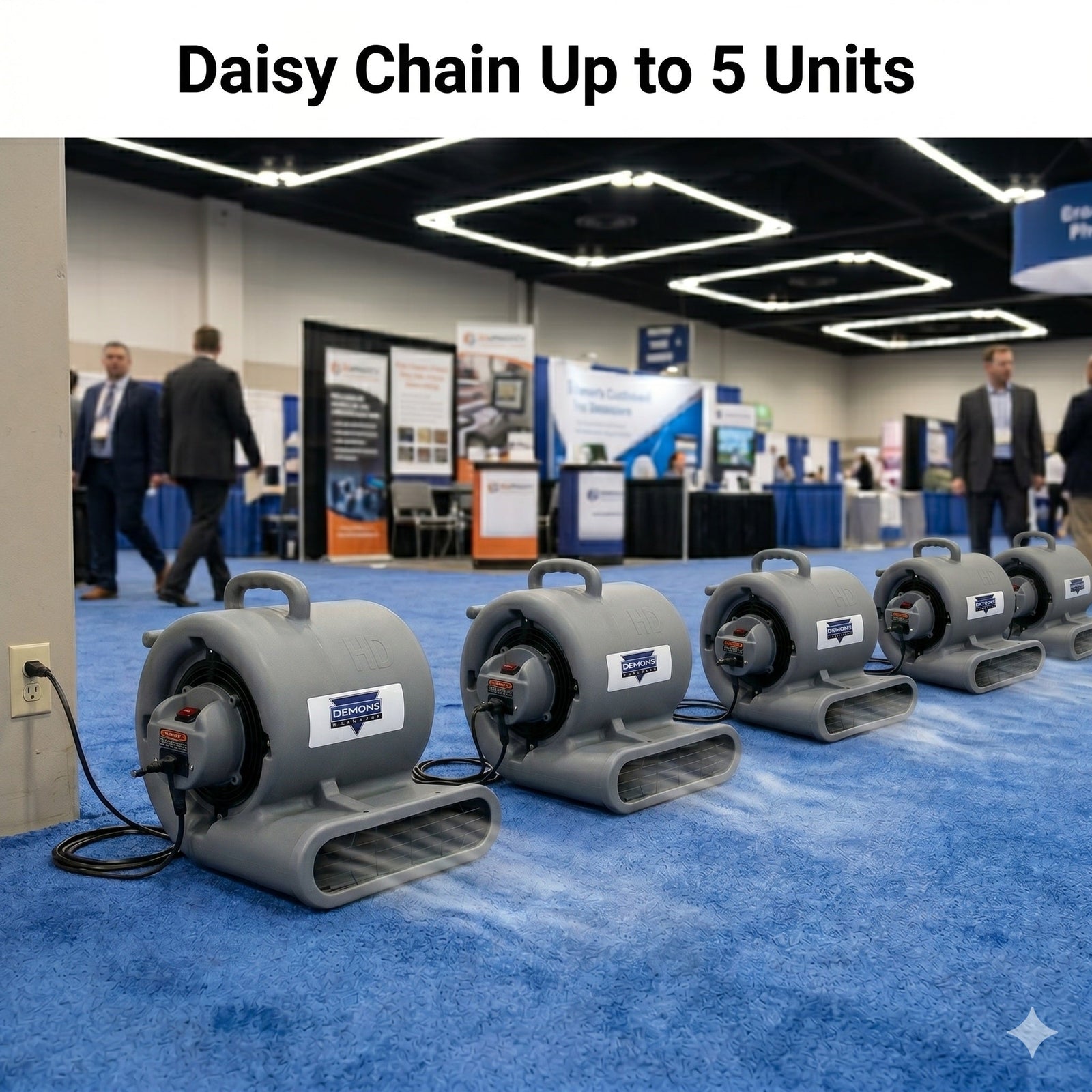 Diamond Air Mover, 1/3HP, 2,000 CFM, 2.9 AMPs, Stackable, Daisychain, 1 Year Warranty, 571800