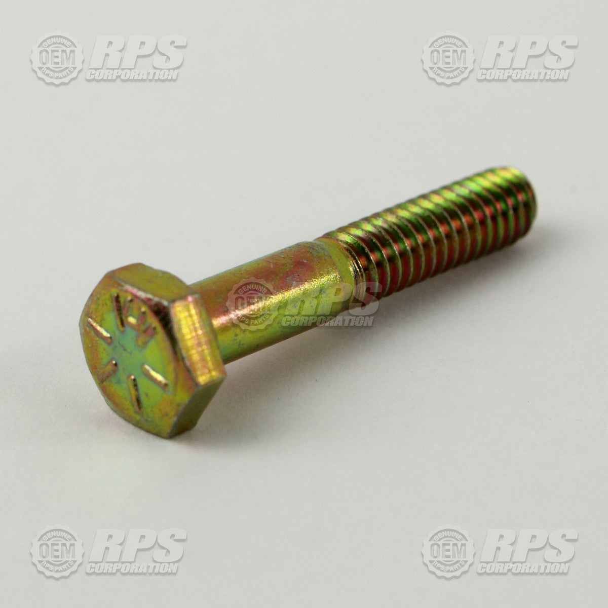 FactoryCat/Tomcat H-15009, Screw,Hex Cap,1/4-20x1-1/2" Grade 8,Yellow Zinc