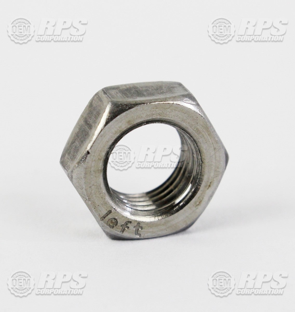 FactoryCat/Tomcat H-36956, Nut,Hex Jam,3/8-24 Plain Finish,Left Hand