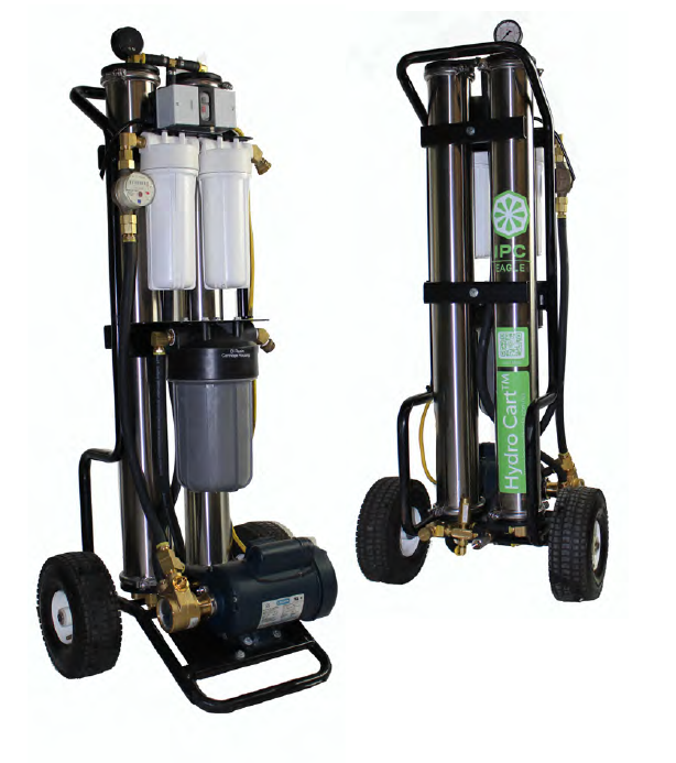 IPC Eagle Hydro Cart™ 2X Pro, 4 Stage Reverse Osmosis Window Washing System, Tap, Electric or Gas Powered, Pole and Brush Sold Separately