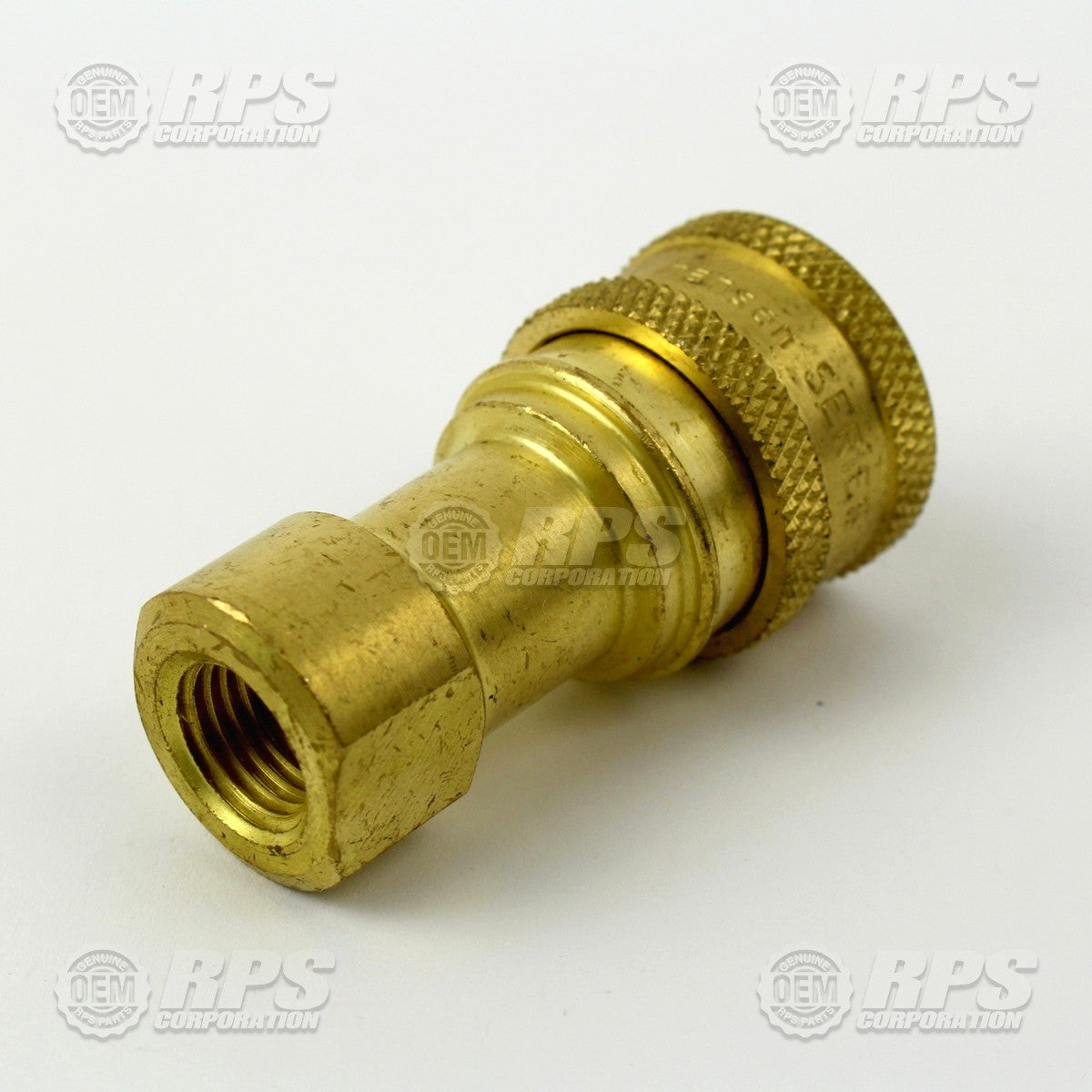 FactoryCat/Tomcat M-52495K41, Disconnect, ISO B-Hose,Brass 1/4" sleeve X 1/4" FNPT