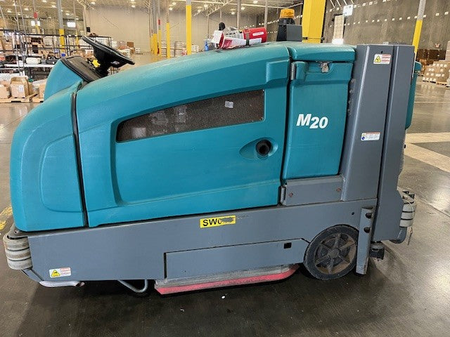 Refurbished, Tennant M20, Floor Sweeper-Scrubber, 54", 56 Gallon, Ride On, Propane, Cylindrical, 2020