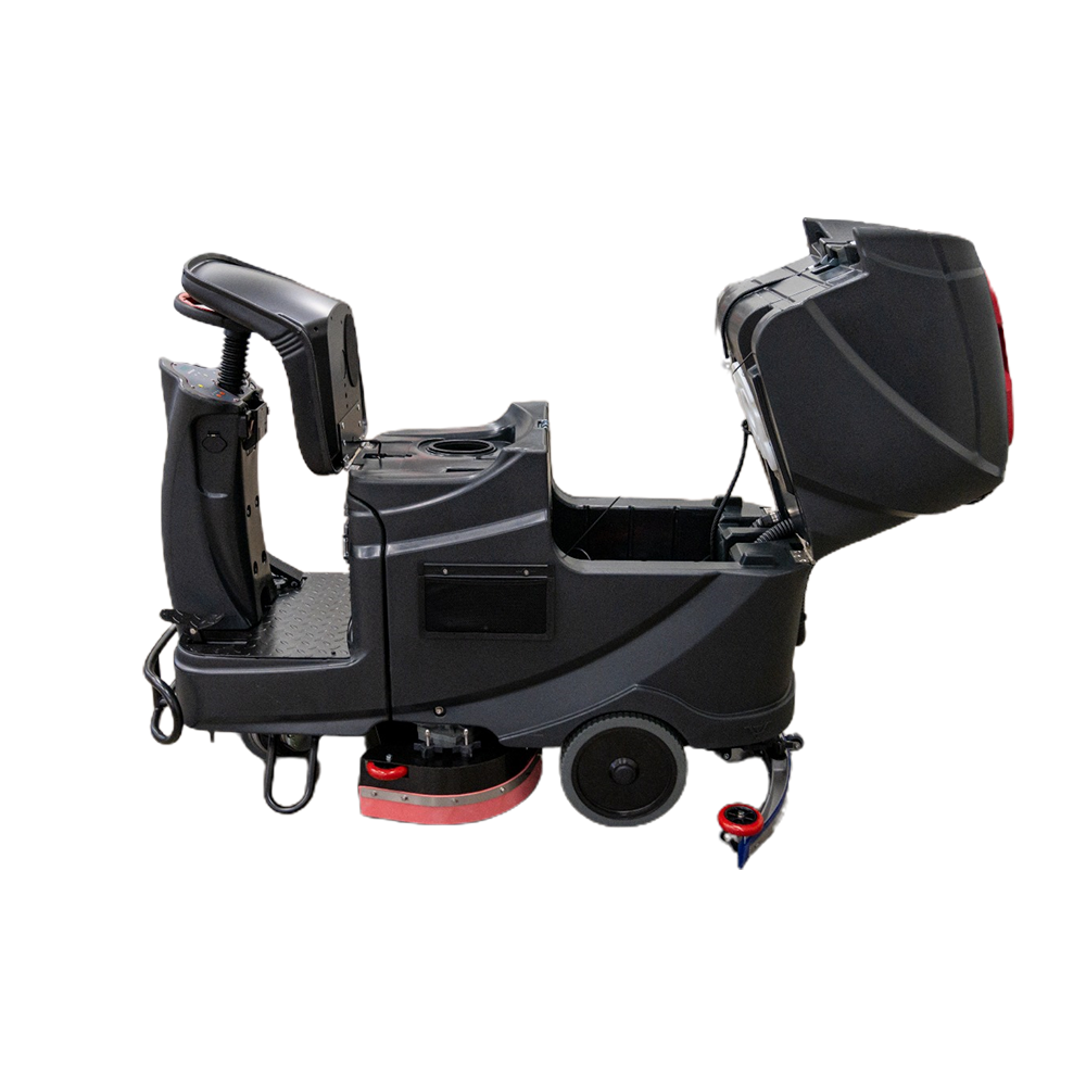 Rider Floor Scrubber, 28", 31 Gallon, Battery,  Disk, 3/3/1/1 Warranty