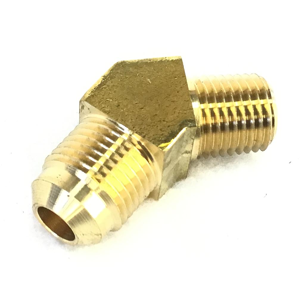 Onyx PT-F69614 45 Deg Elbow - 3/8 Male Flare X 1/4 Mnpt Brass OEM Part