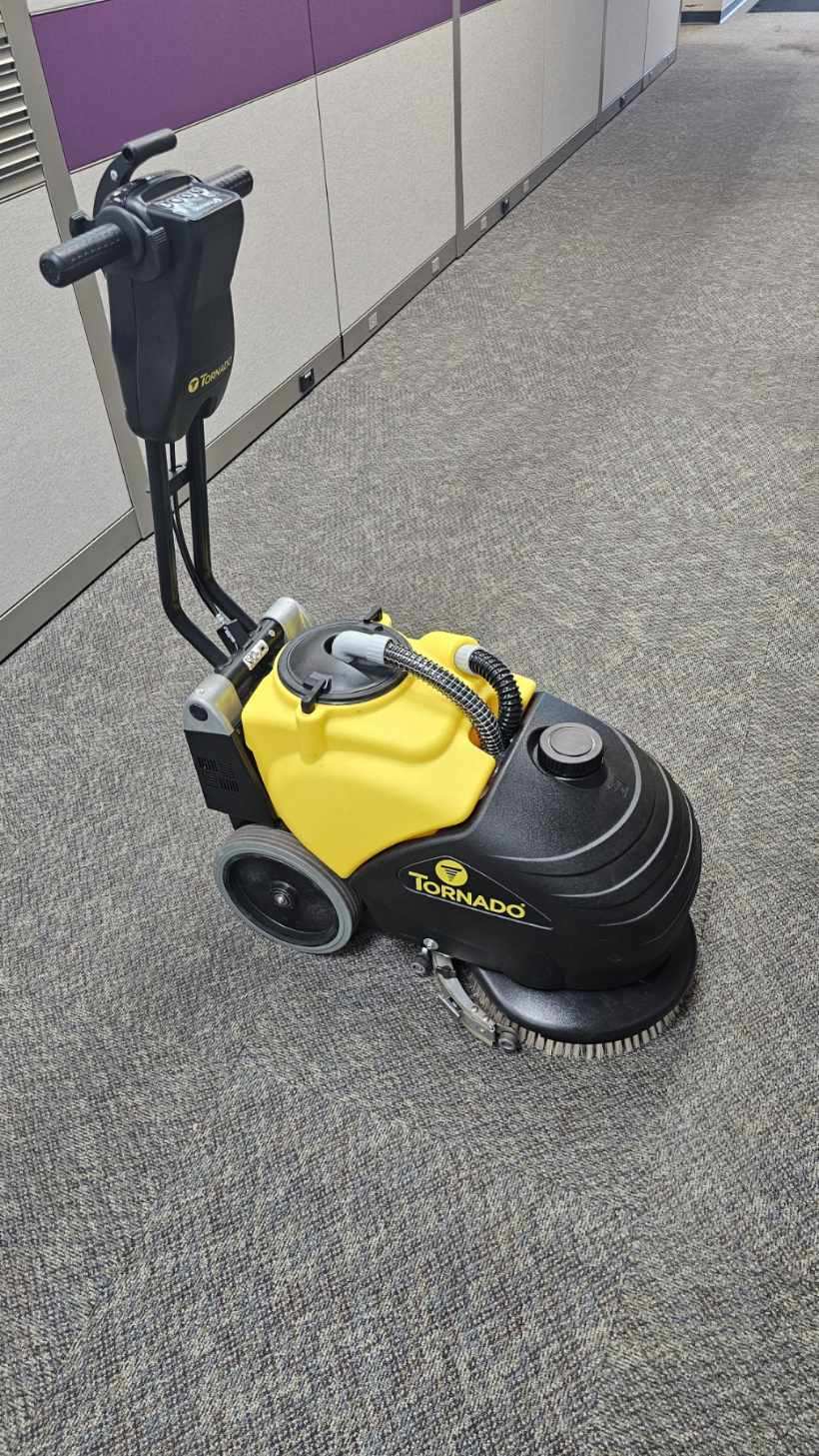 99414 | Demo Unit | Tornado BD 14/4 | Floor Scrubber | 14" | 3.5 Gallon | Battery | Pad Assist | Disk | 1 Year Warranty