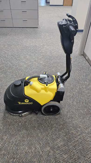 99414 | Demo Unit | Tornado BD 14/4 | Floor Scrubber | 14" | 3.5 Gallon | Battery | Pad Assist | Disk | 1 Year Warranty