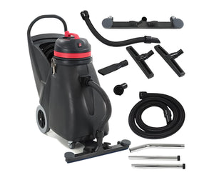 Floor Stripping & Waxing System - 20" Buffer, Vacuum, Pads & Chemicals
