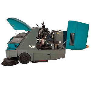 Tennant S20 | Floor Sweeper | 50" | 82 Gallon Hopper |  Ride On | Propane | 3 Year Warranty