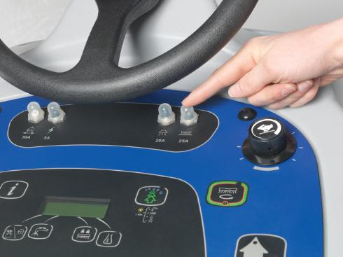 Advance SC1500, Floor Scrubber, 20", 12 Gallon, Stand On, Battery, Disk, 3 Year Warranty