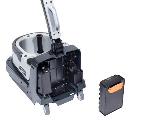 Advance SC250, Floor Sweeper-Scrubber, 13", 1.6 Gallon, Brush Assisted, Lithium, Cylindrical, 3 Year Warranty