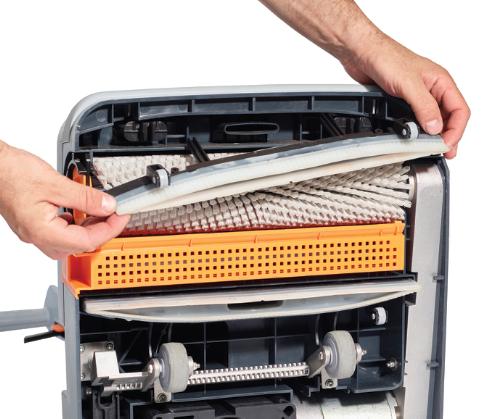 Advance SC250, Floor Sweeper-Scrubber, 13", 1.6 Gallon, Brush Assisted, Lithium, Cylindrical, 3 Year Warranty