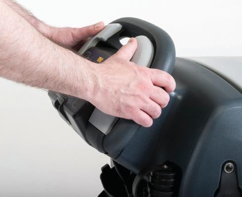 Advance SC500, Walk Behind Floor Scrubber, 20", 12 Gallon, Lithium, Self Propel, Disk, 3 Year Warranty