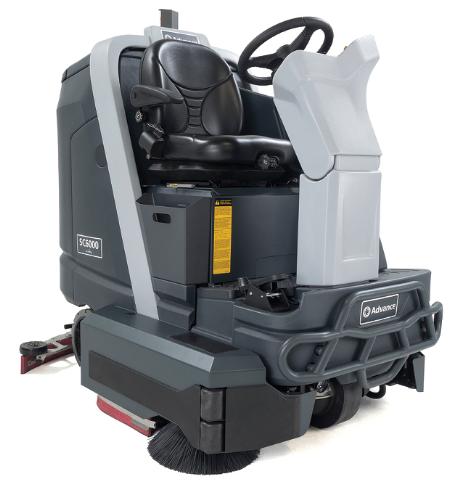 Advance SC6000, Rider Floor Scrubber, 36" Cylindrical, 50 Gallon, Battery, 3 Year Warranty