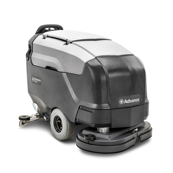 Advance SC901, Walk Behind Floor Scrubber, 32", 30 Gallon, Battery, Self Propel, Disk, 3 Year Warranty
