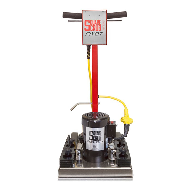 Square Scrub PIVOT, 18" Orbital Floor Machine, 1.5 HP, 3 Year Warranty