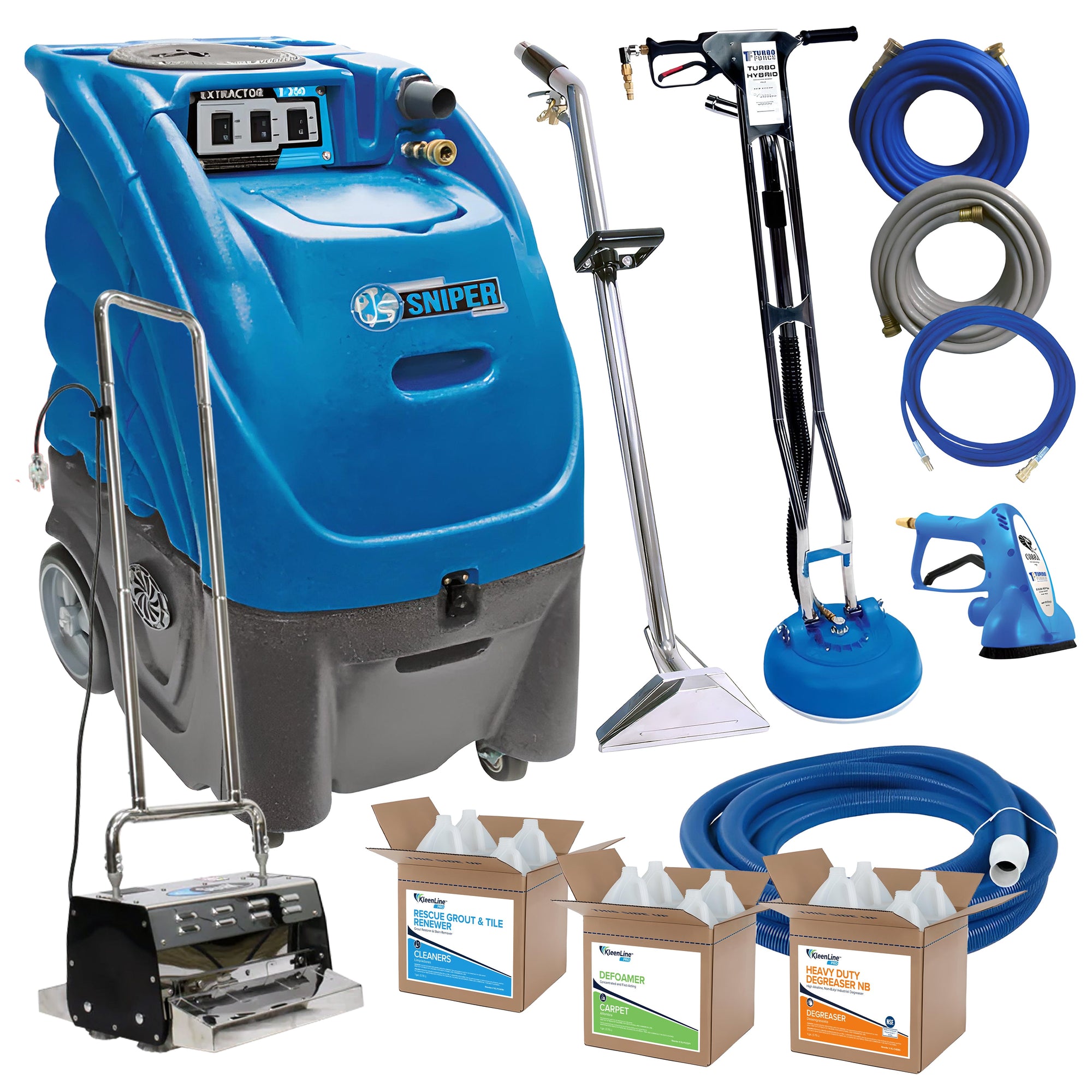 Sandia 80-5000 Sniper 12 Gallon 1200 PSI Corded Hard Surface Extractor Pro Package