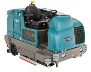 Refurbished Tennant T20, Rider Floor Sweeper-Scrubber, 40", 80 Gallon, Propane, Cylindrical, 6/1/1 Warranty