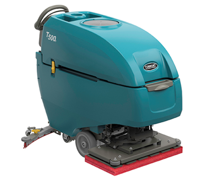 Tennant T500e, Walk Behind Floor Scrubber, 28", 22.5 Gallon, Battery, Self Propel, Orbital, 3 Year Warranty
