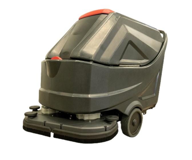 Walk Behind Floor Scrubber, 26", 22 Gallon, Battery, Self Propel, Disk, 3/3/1/1 Warranty