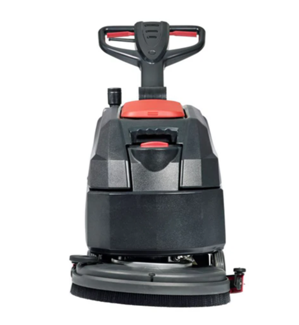 Walk Behind Floor Scrubber, 17", 9 Gallon, Electric, Pad Assist, Disk, 3 Year Warranty