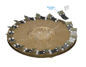 Diamabrush Concrete Prep Tool | Tomcat GTX30 | 28" | 25 Grit | Set of 2