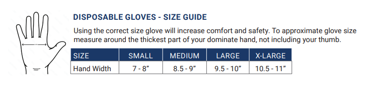 Gloves | Medium Size | Black | Hybrid Nitrile/Vinyl Blend Gloves | 3ML | QTY 1000