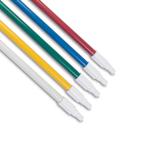 Fiberglass Handles, 48" or 60", Available in 5 Different Colors, 12 Per Case