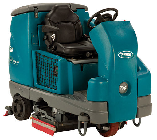 Refurbished Tennant T16, Rider Floor Scrubber, 36", 50 Gallon, Battery, Disk, 9/1/1 Warranty