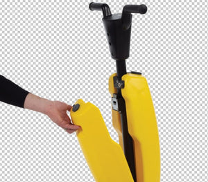 Tornado Mop Microburst, Walk Behind Floor Scrubber, 17.5", 1.3 Gallon, Lithium, Disk, 2 Year Warranty