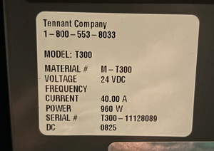 Tennant T300, Walk Behind Floor Scrubber, 20", 11 Gallon, Battery, Self Propel, Orbital, 1 Year Warranty, Year End Sale