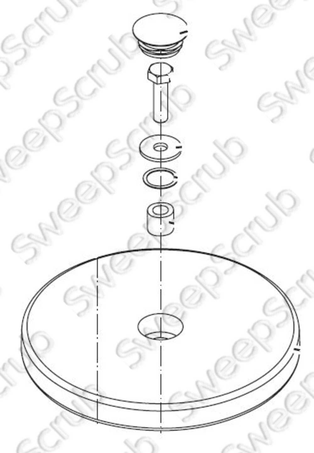 Nilfisk Advance 9096887000 Bumper Roller Kit