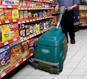 Tennant T1, Floor Sweeper-Scrubber, 15", 2.5-3 Gallon, Electric or Battery, Cylindrical, 3 Year Warranty