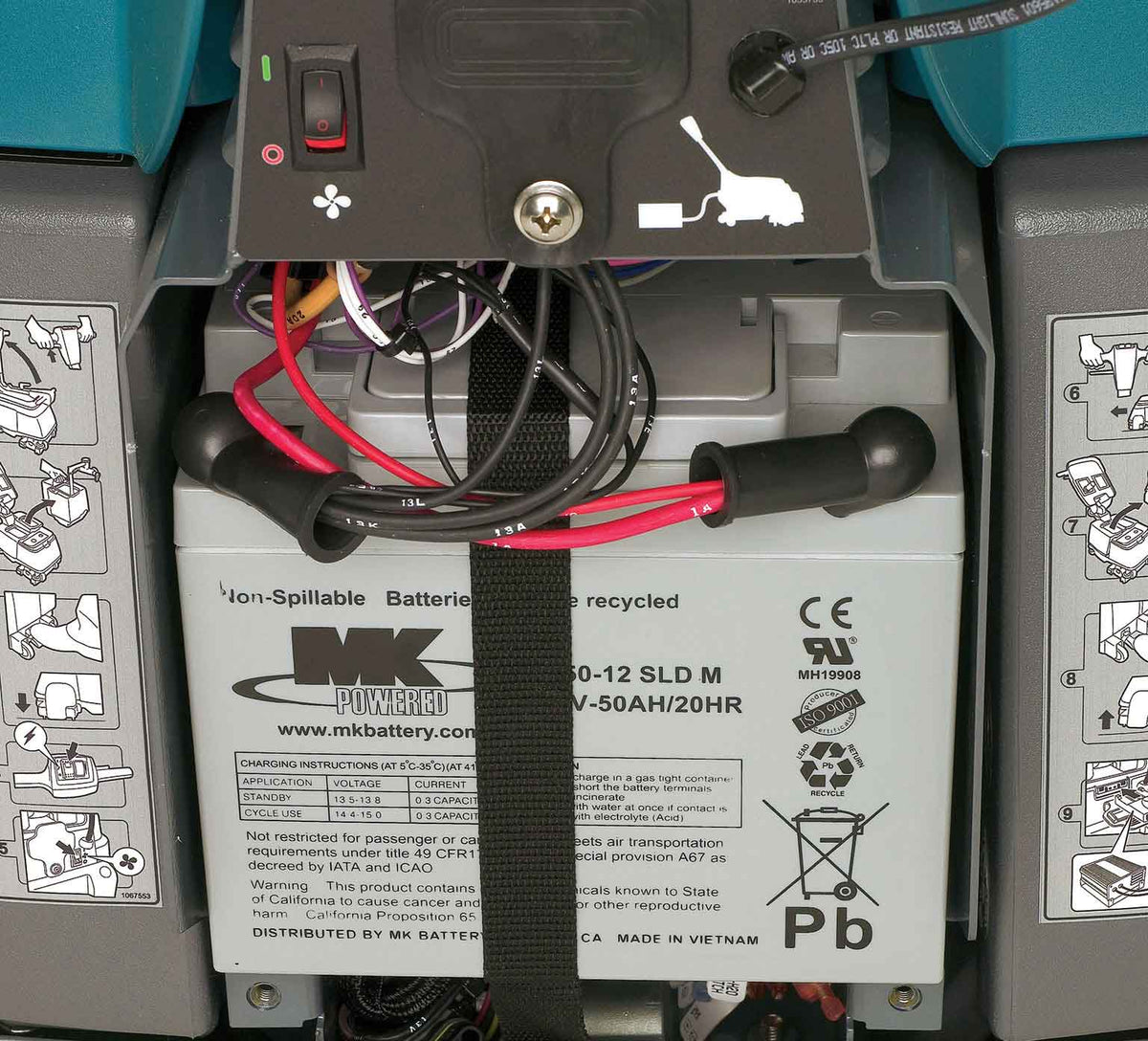 Tennant T1, Floor Sweeper-Scrubber, 15", 2.5-3 Gallon, Electric or Battery, Cylindrical, 3 Year Warranty